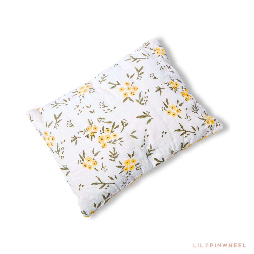 Mini Cot Set with Quilt- Wildflowers Yellow