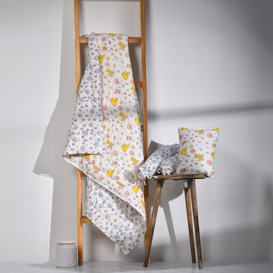 Mini Cot Set with Quilt- Sunny Journey