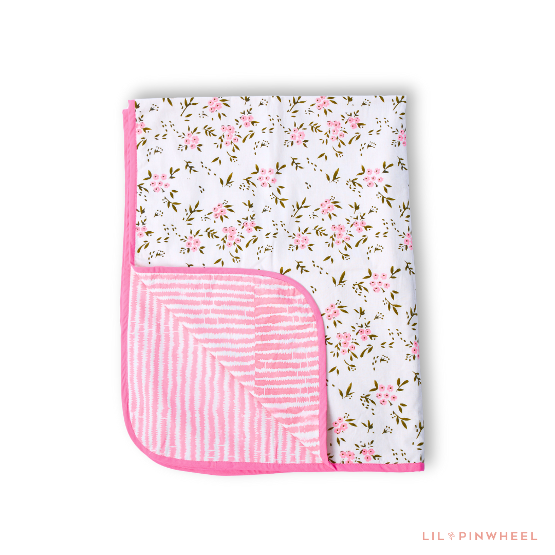 Blanket - Wildflowers Pink