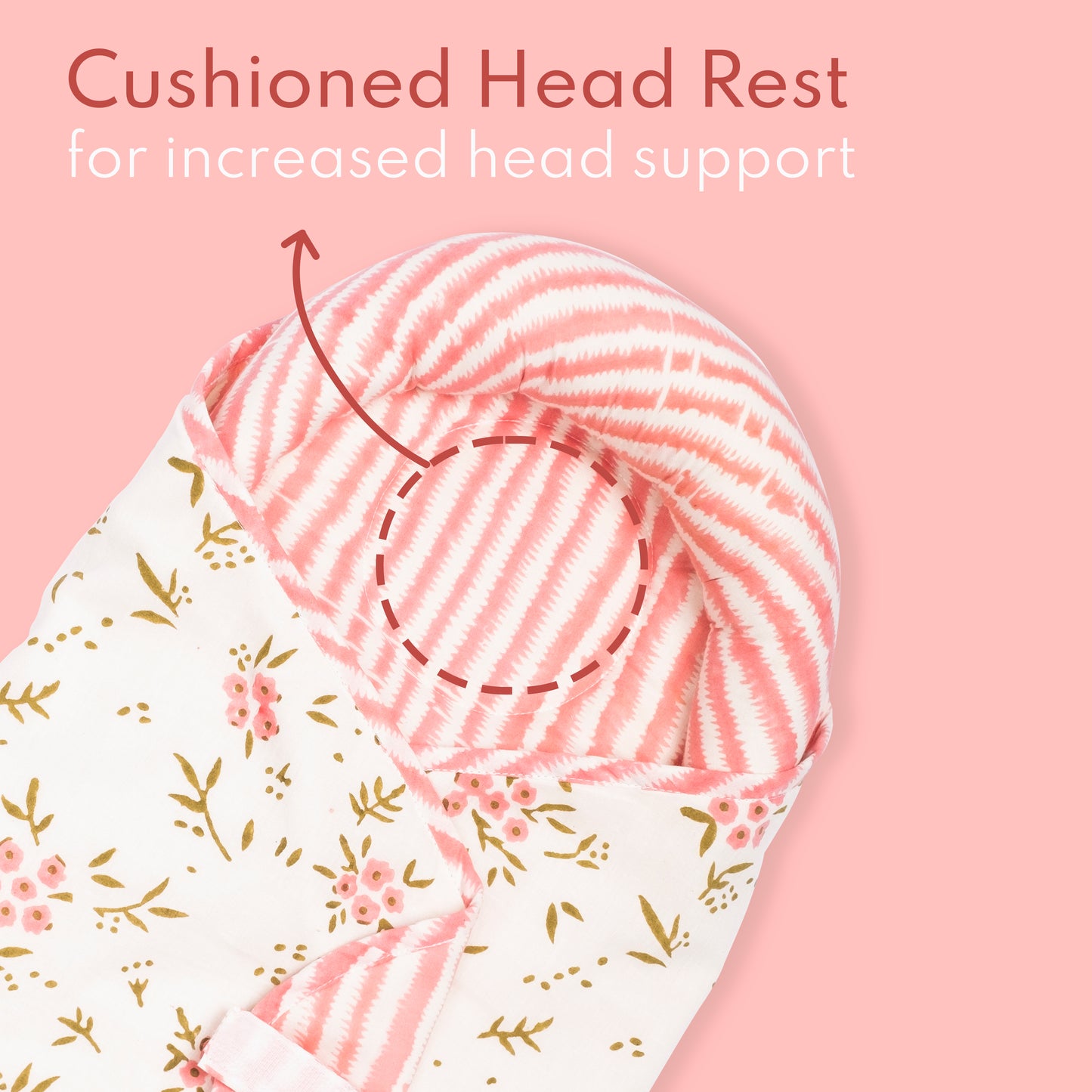 Baby Wrap- Wildflowers Pink