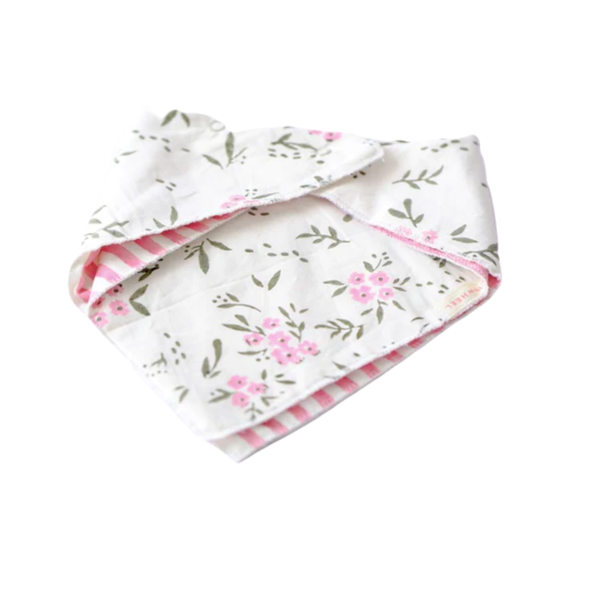 Baby Bandana Bib- Wildflowers Pink