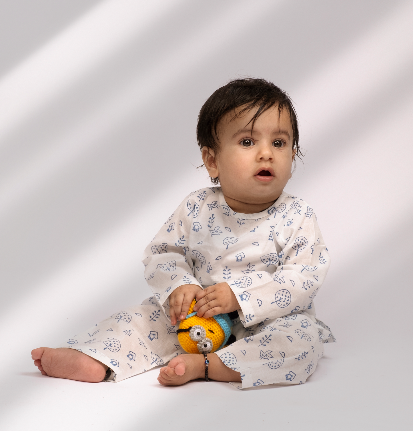 Blue Birds Infant Pyjama Set (3-12 Month)