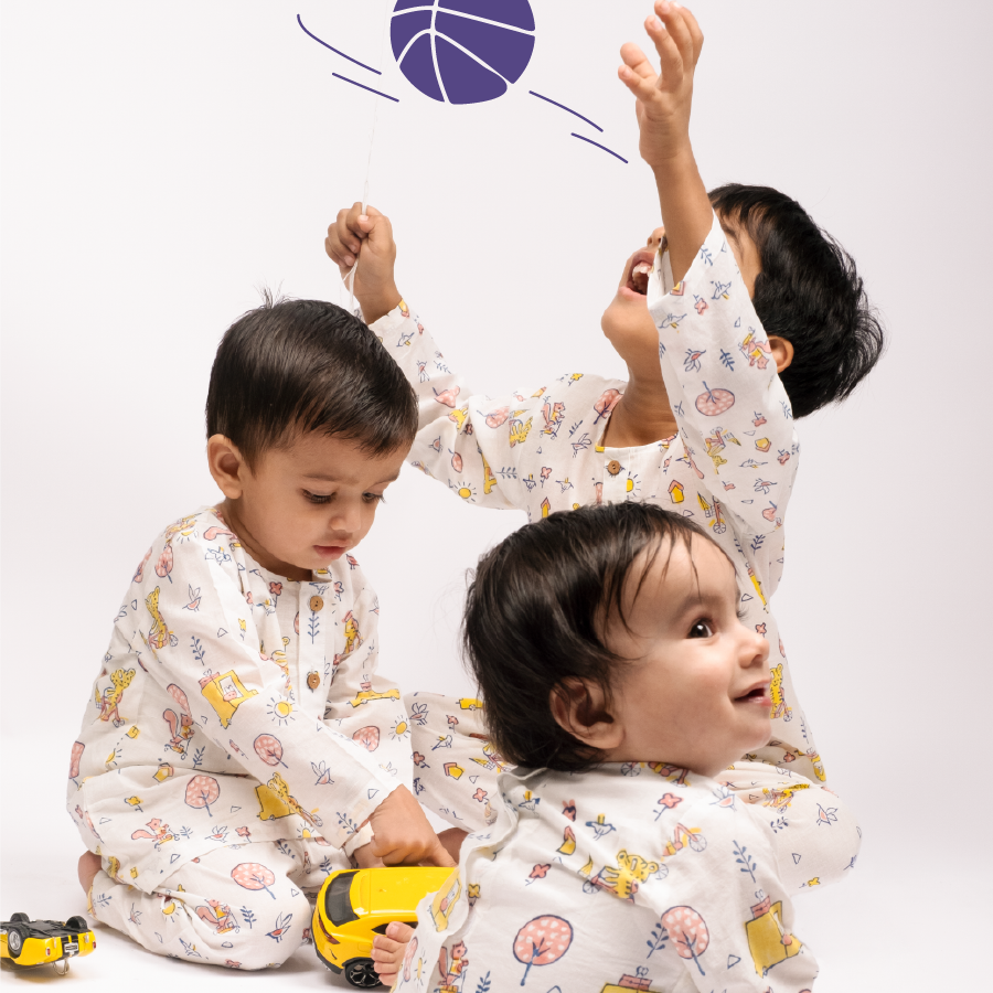 Sunny Journey Pyjama Set (1-8 Years)