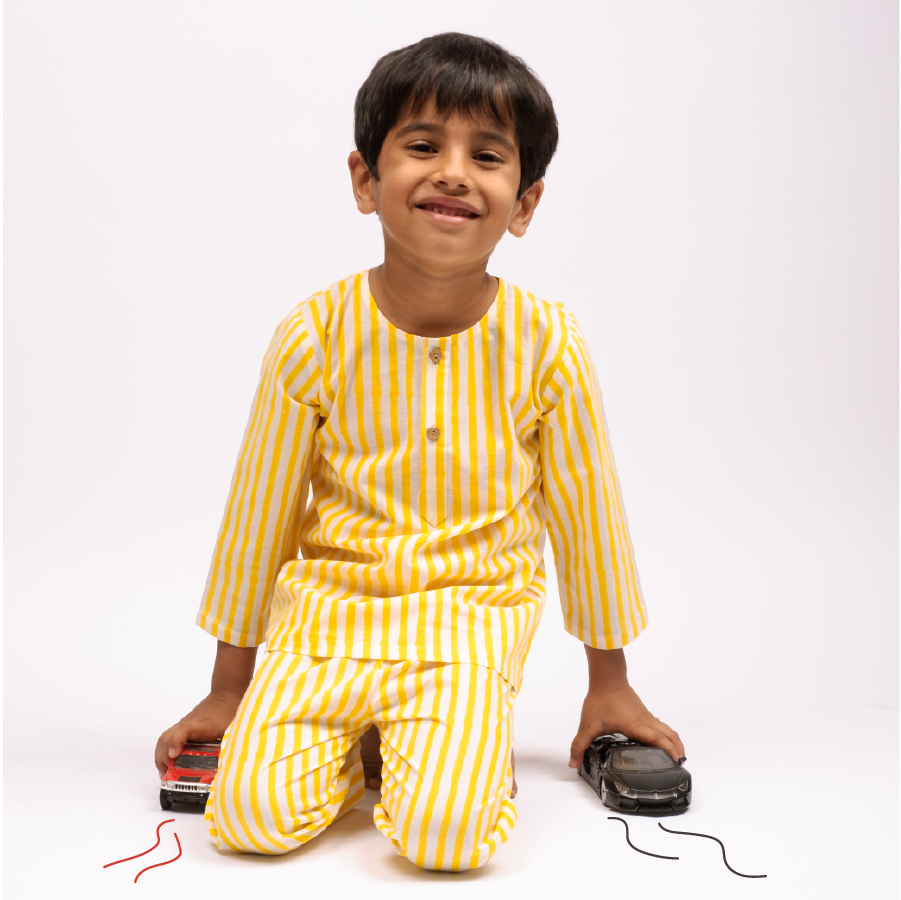 Tiny Explorer Yellow Pyjama Set (1-8 Years)