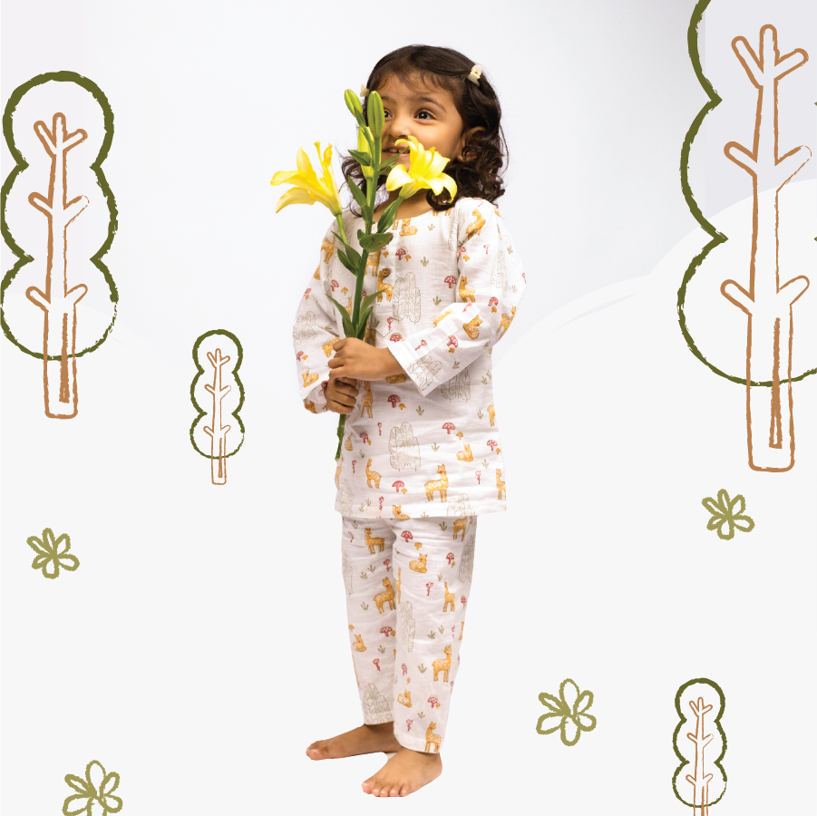 Dear Deer Pyjama Set (1-8 Years)